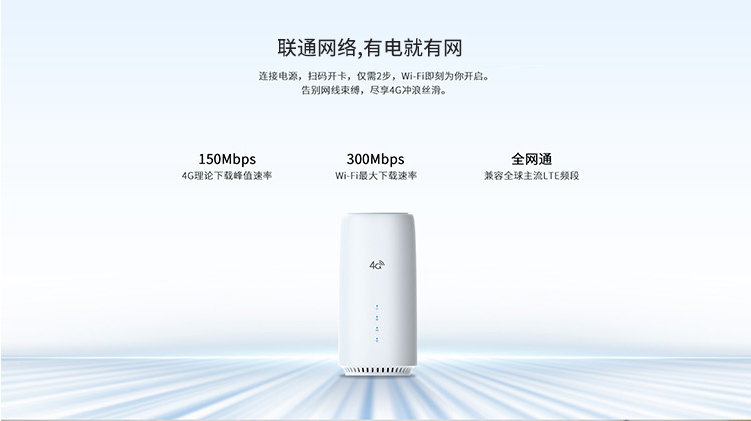 才為商務寬帶貓4G無線路由器隨身wifi插卡無限流量移動路由器車載wifi熱點無線上網(wǎng)卡流量卡CPE 白色包年